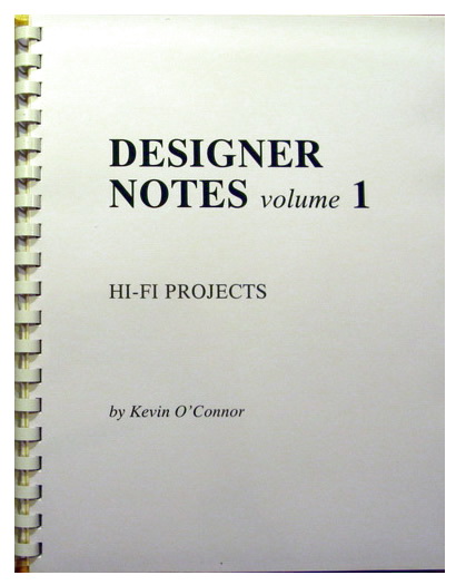 DSN-1 - Designer Notes Vol. 1 - Hi-fi Projects - (coming soon)